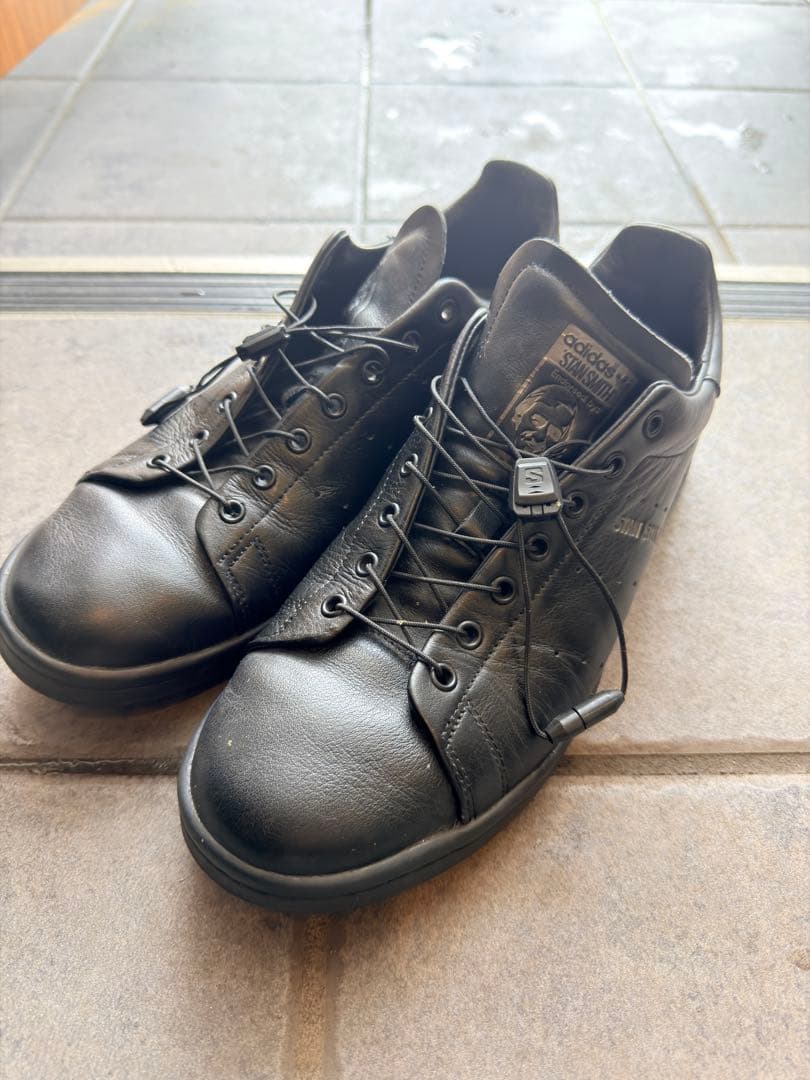 【美品/27.0cm】adidas STAN SMITH LUX ブラック