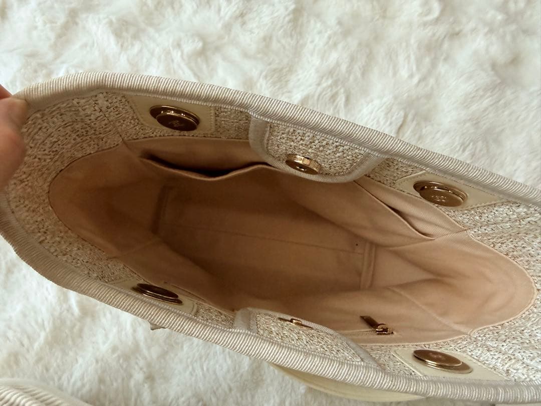 みーたん　美品　シャネル CHANEL ドーヴィル PM トートバッグ