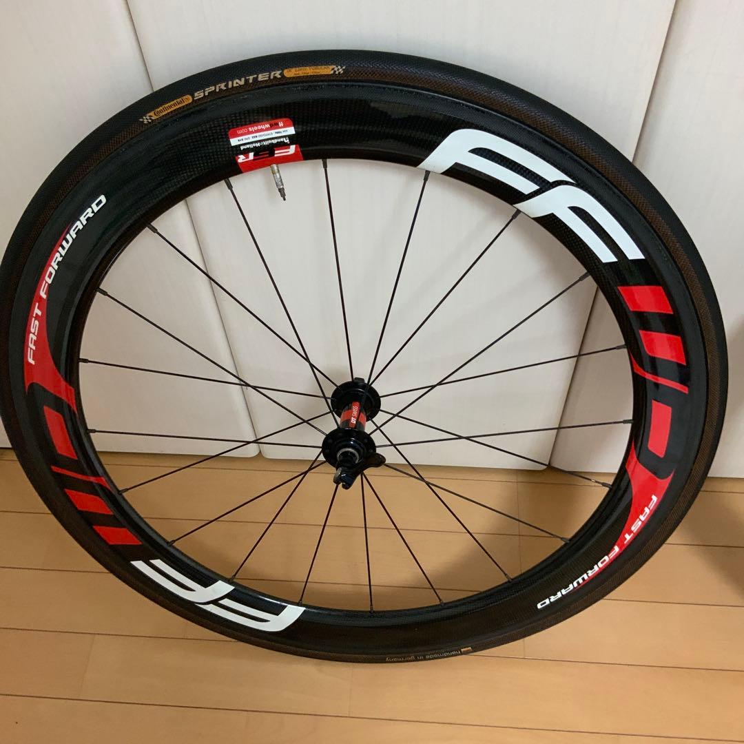 FF 完組ホイール 前後セット700C ブラック/レッド 即購入 超超特別価格
