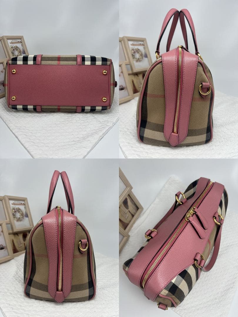 ひなあか ✨極美品✨BURBERRY バーバリー2WAYミニボストンバッグ