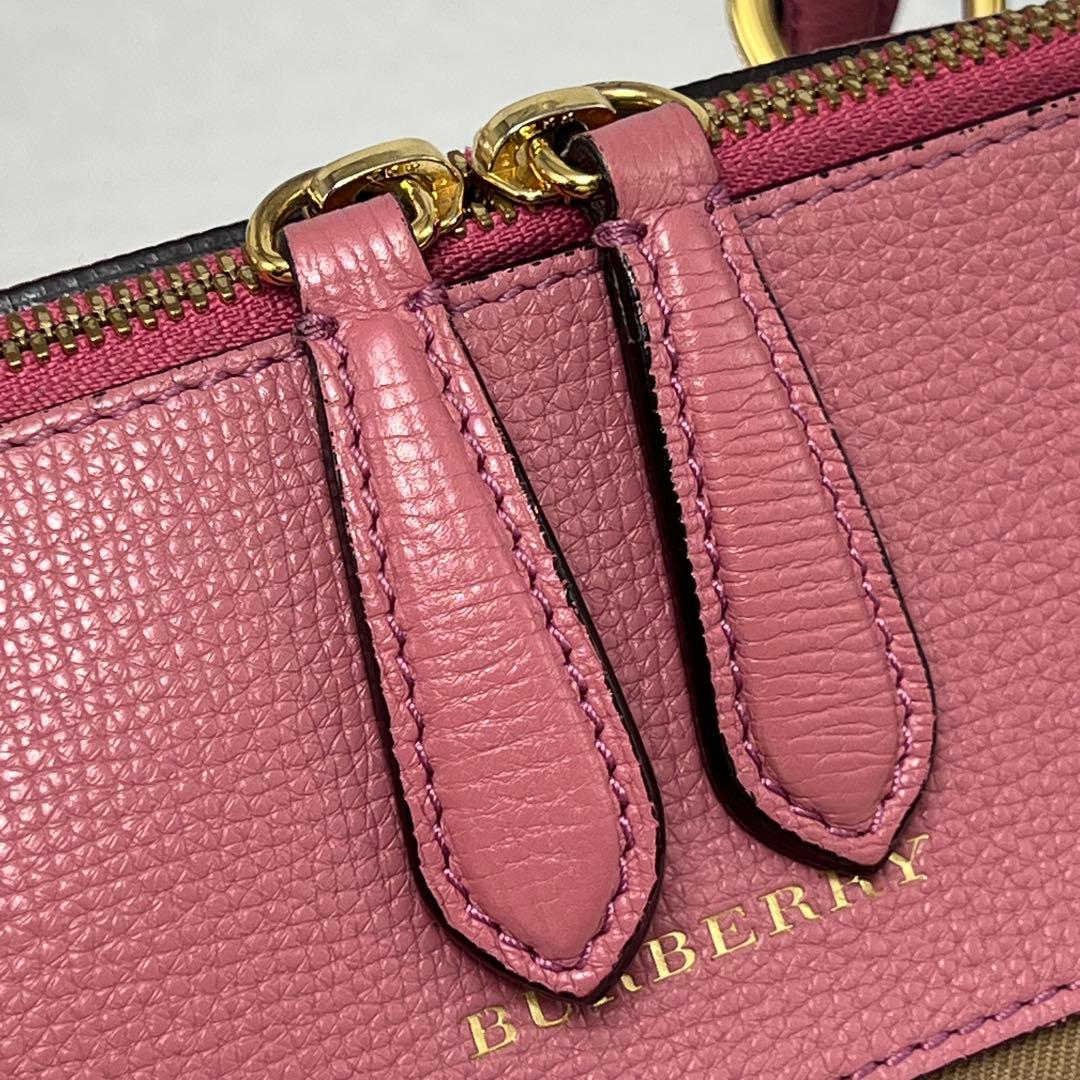 ひなあか ✨極美品✨BURBERRY バーバリー2WAYミニボストンバッグ