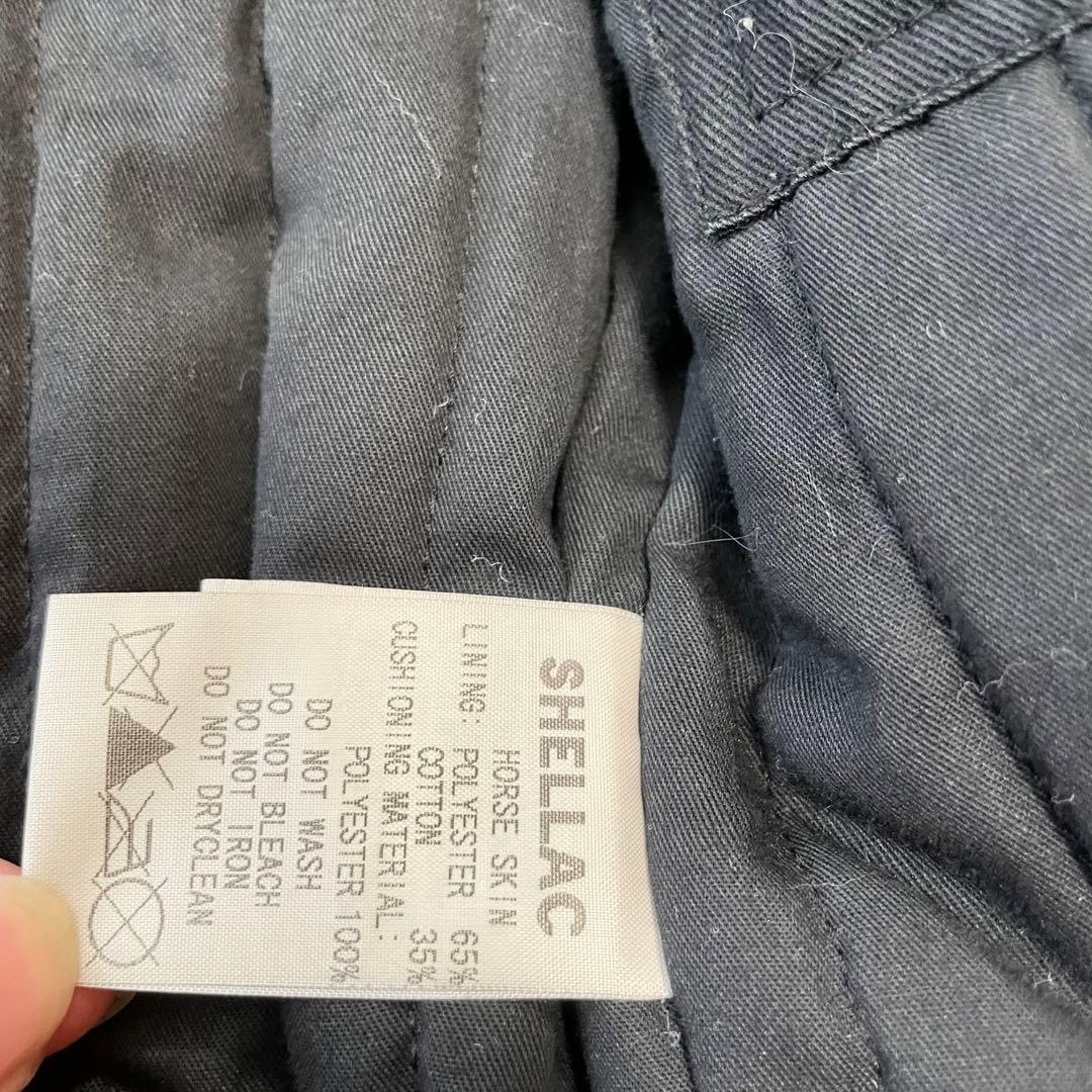 ✨️希少馬革L〜LL相当✨️shellac レザージャケット　シングルライダース