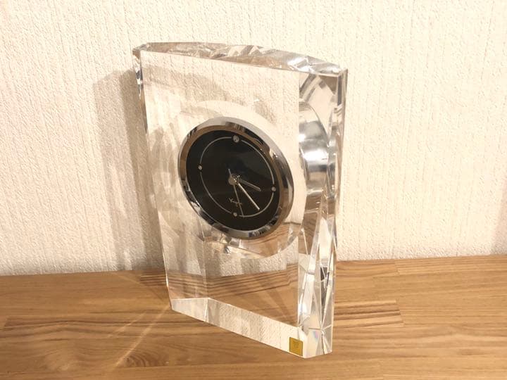 置き時計　オプティカルクロック/カガミクリスタル