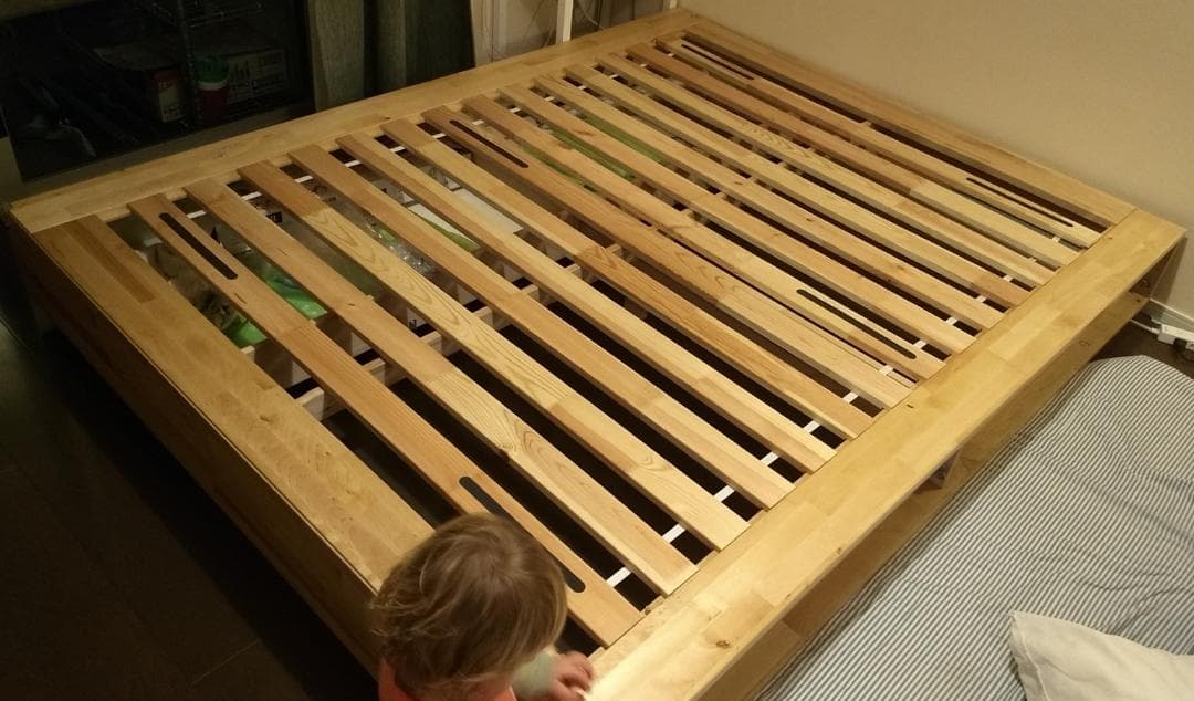 ベッドフレーム 160cm bed frame with drawers