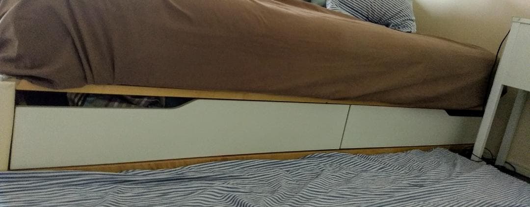 ベッドフレーム 160cm bed frame with drawers