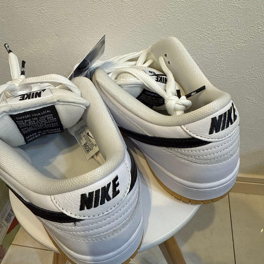 靴 Nike SB Dunk Low Pro \"White/Black