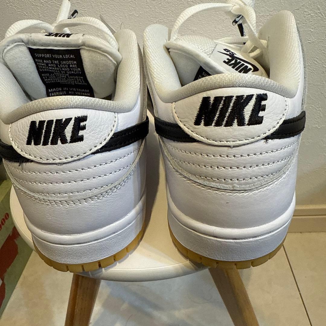 靴 Nike SB Dunk Low Pro \"White/Black