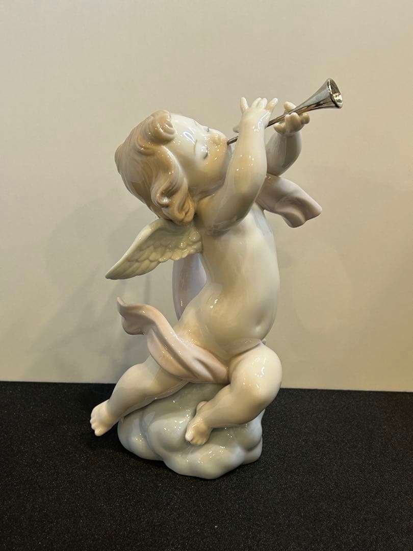 【 絶版品値下げ 】 リヤドロ　陶器製　天使像