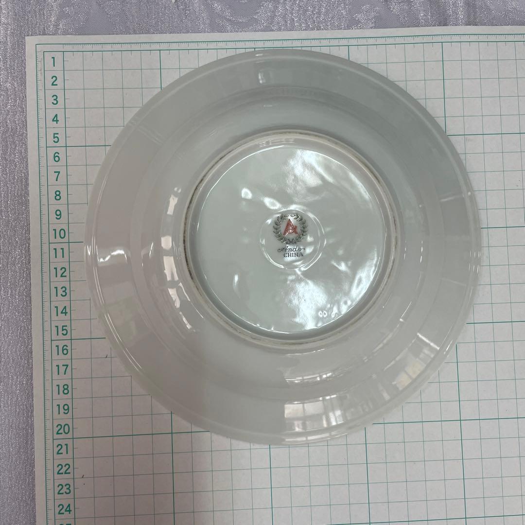 白金線玉渕8寸スープ皿.♡１枚670円♡１８３枚セット