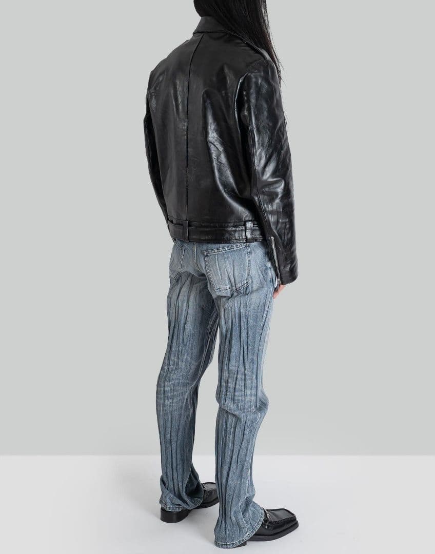 blackmeans 23SS カウレザー ダブルライダースジャケット