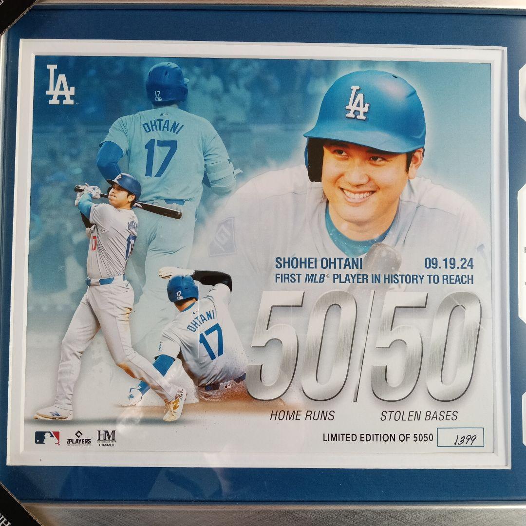 大谷翔平 2024年 50/50達成記念ダブルフォトミント