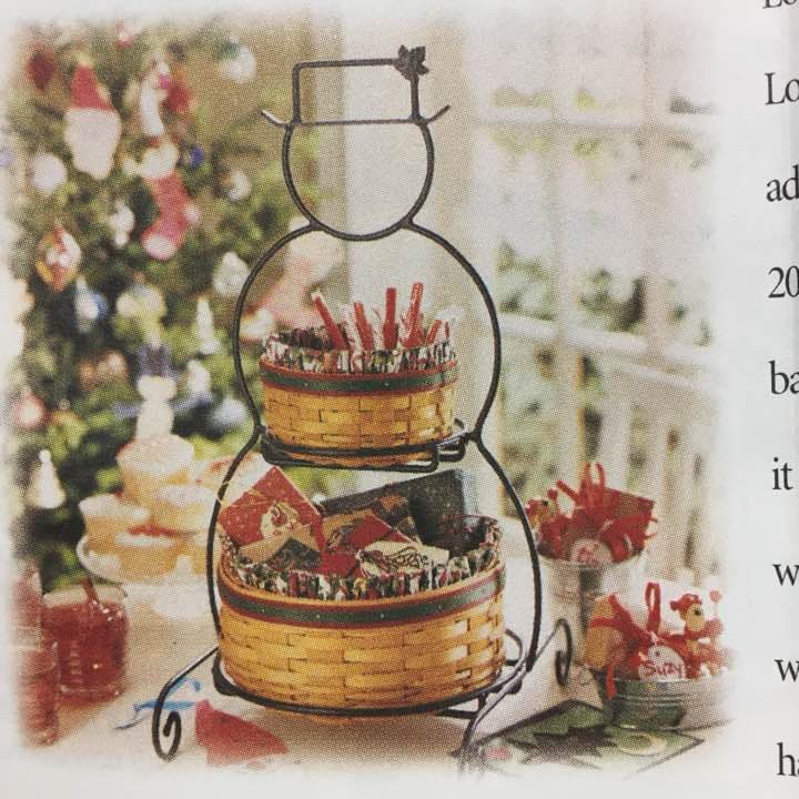 ロンガバーガー バスケット スノーマンスタンド&バスケット