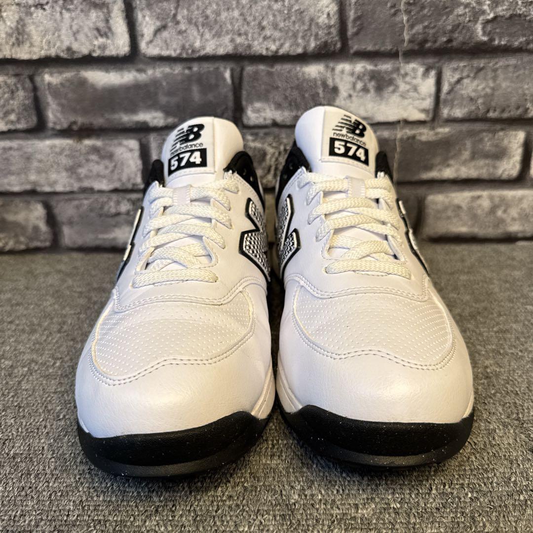 ニューバランス 574 レディース ゴルフシューズ ホワイト 24cm