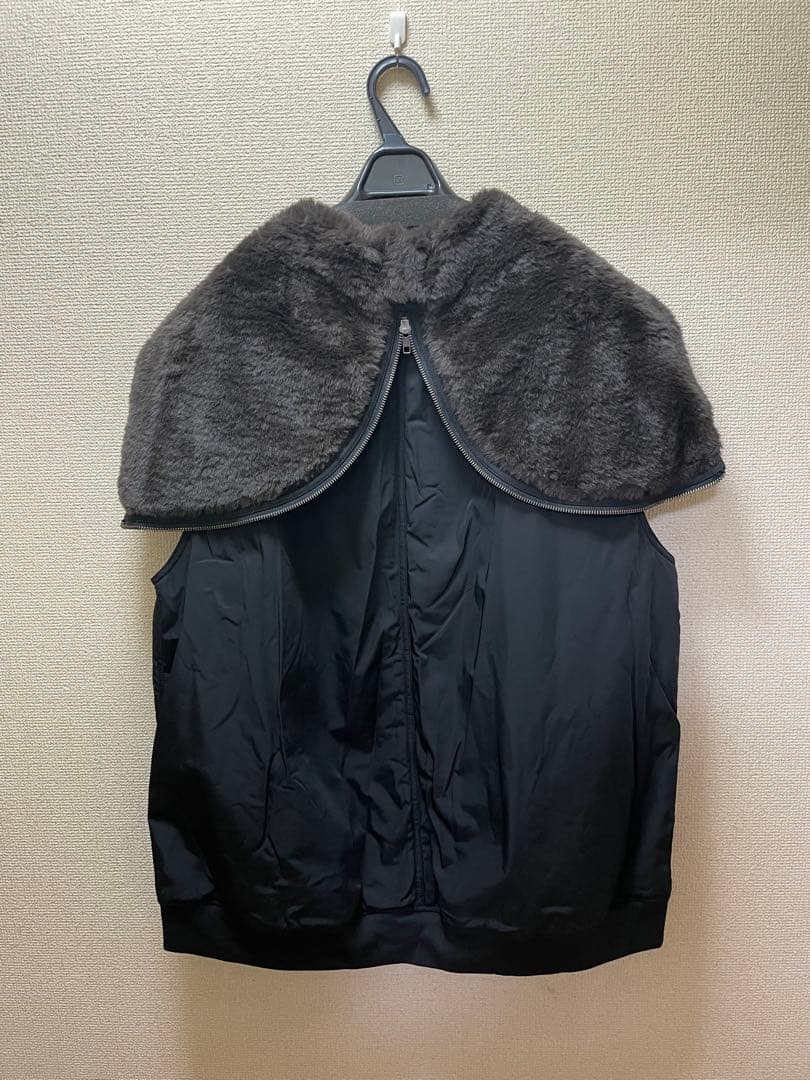 ラウンジドレス　ミリタリージレブルゾン　黒　loungedress