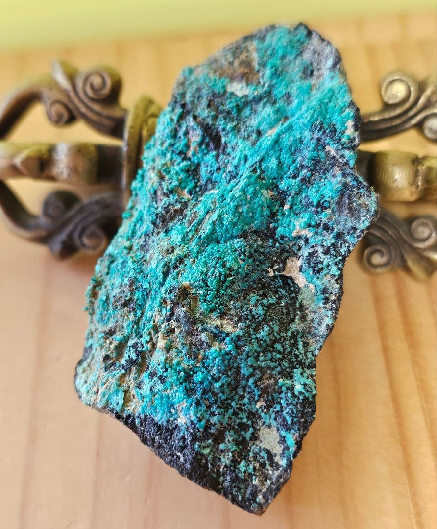 約90gあり‼️金運上昇‼️アメリカ産 クリソコラ 原石