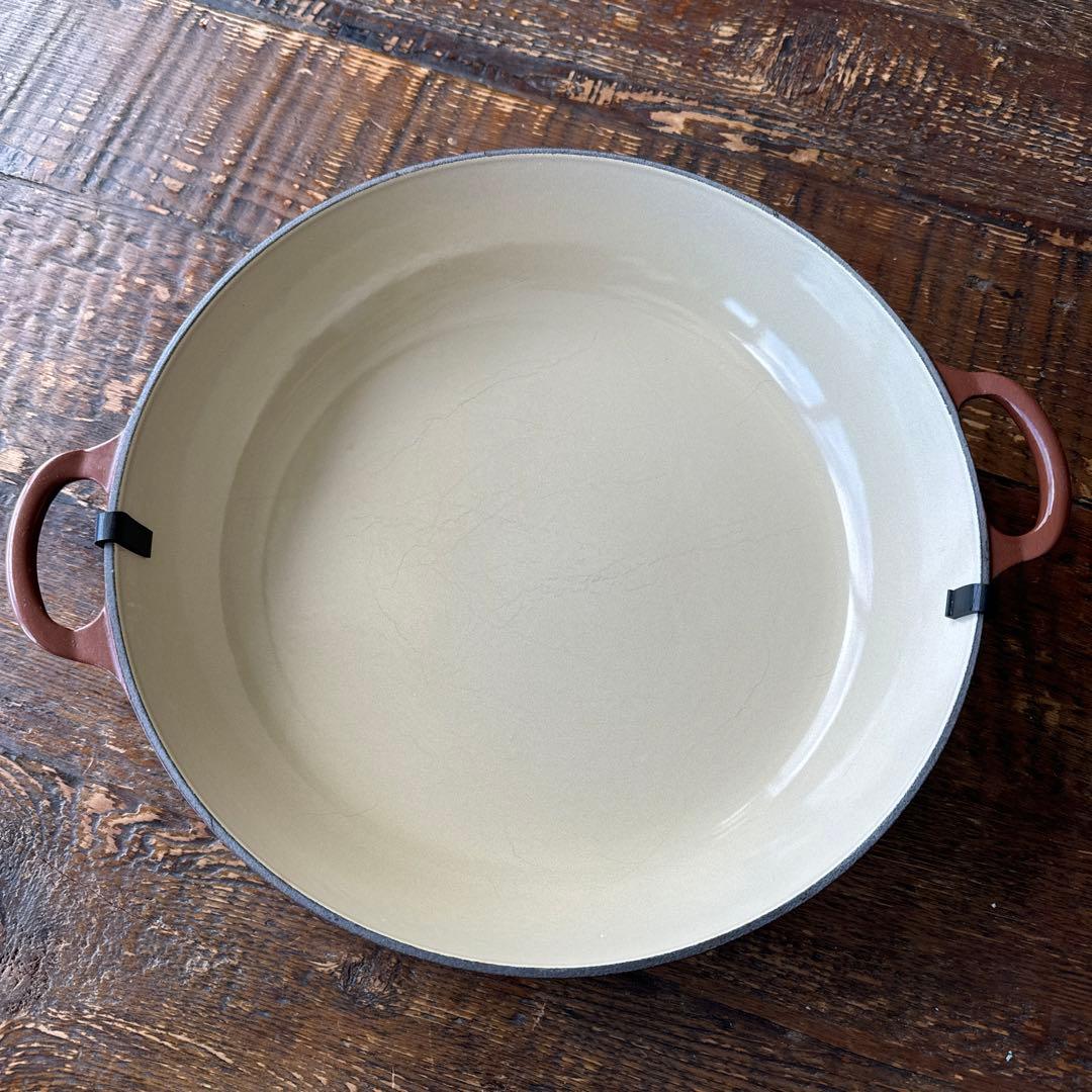 【入手困難】ル・クルーゼ　チェスナット　キャセロール 30cm