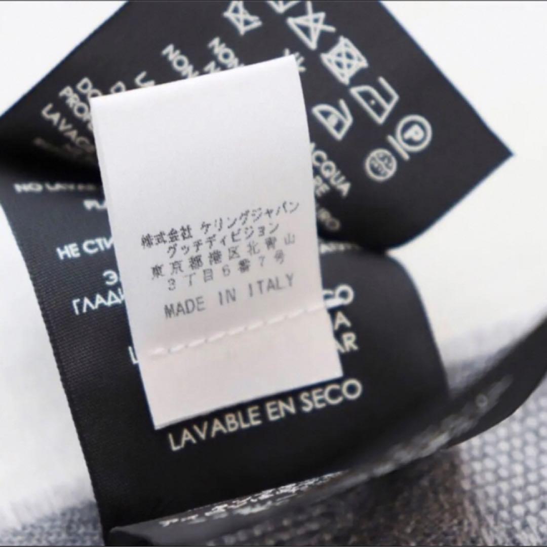 新品タグ付GUCCIシェリラインGG柄マフラーシルク•ウルブリッジストール