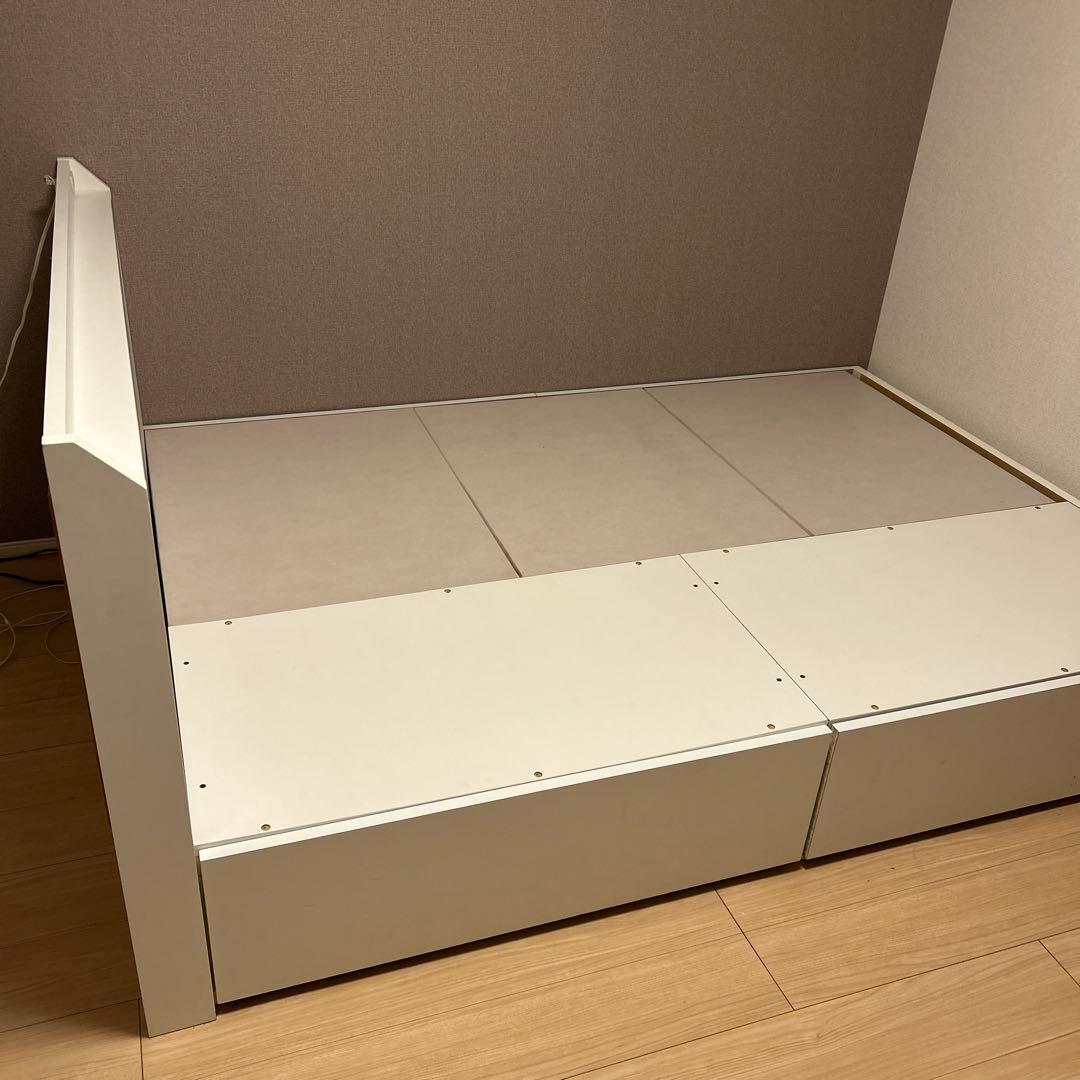 【〜3/27迄に高崎市に取りに来れる方】ニトリ　ダブルベッドフレーム