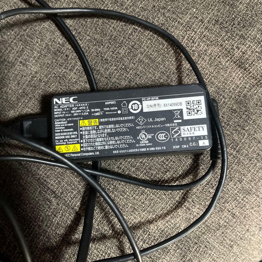 Windowsノート本体 NEC LaVie