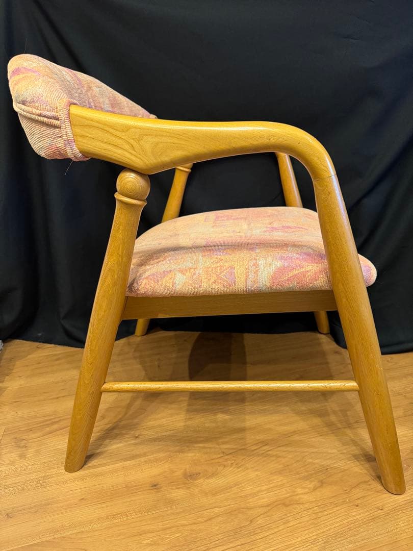 美品　昭和51年製　IKEDA チェア　池田木工　ダイニングチェア　①