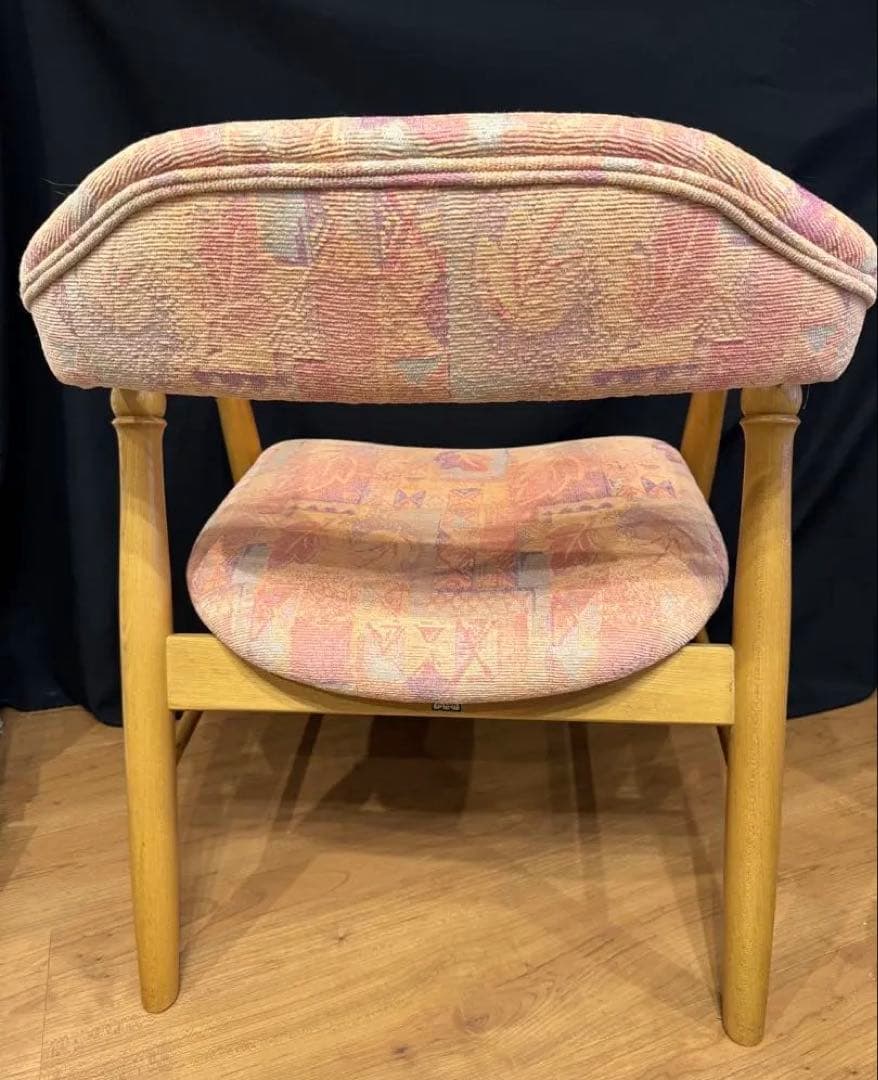 美品　昭和51年製　IKEDA チェア　池田木工　ダイニングチェア　①