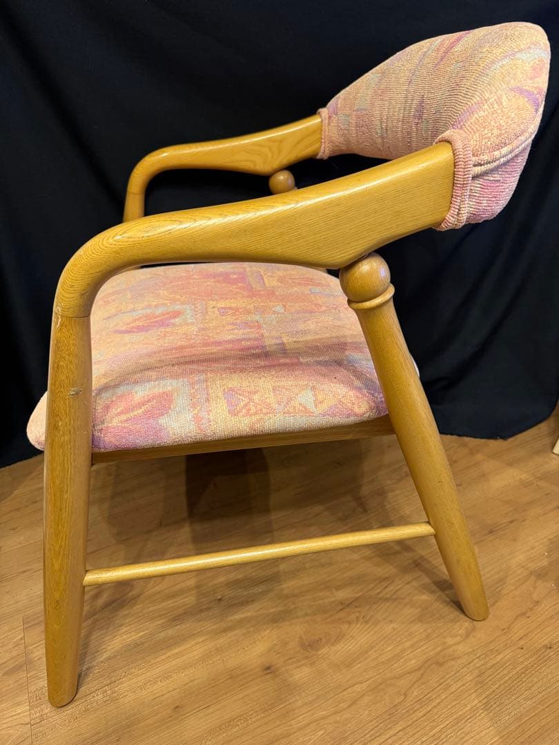 美品　昭和51年製　IKEDA チェア　池田木工　ダイニングチェア　①