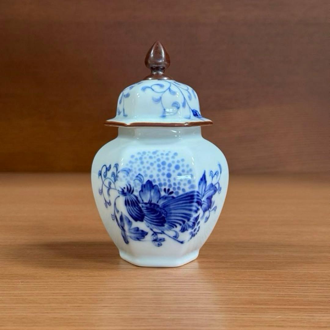 アリタポーセリンラボ：染付唐草鳳凰紋 ミニ沈香壷☆ 40個限定アイテム♪