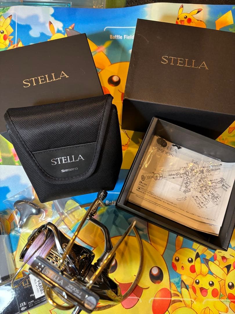 シマノ18 ステラ 2500S 夢屋スプールPE0815 LIVRE ノブ