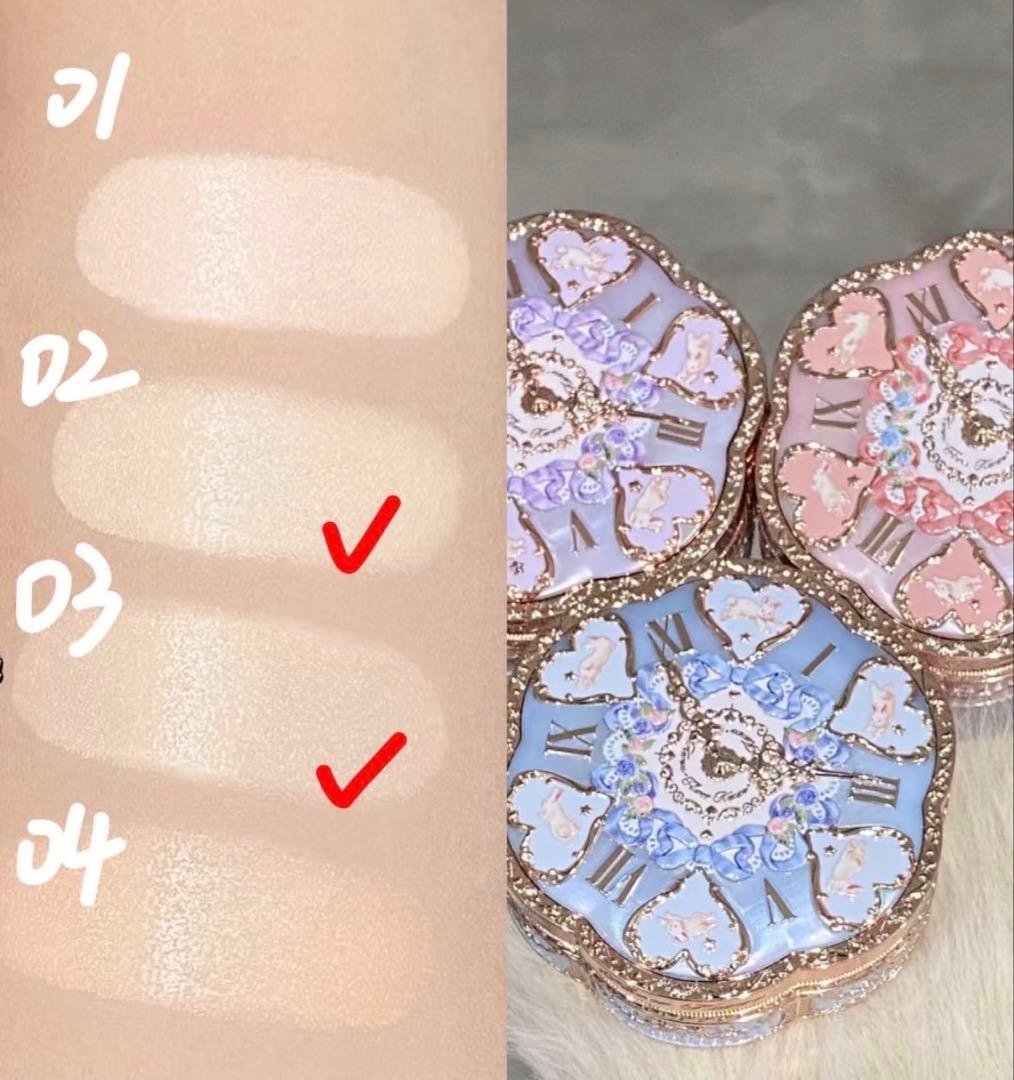 フラワーノーズ　バニーガーデンシフォンヴェール クッションファンデーション全3種