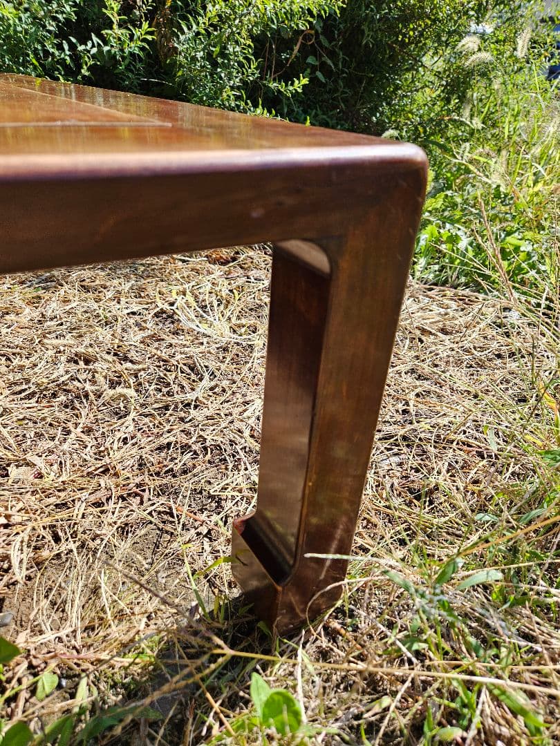 日本のアンティーク 古木の座卓 机 ローテーブル 飾り台 無垢材 木製 和家具