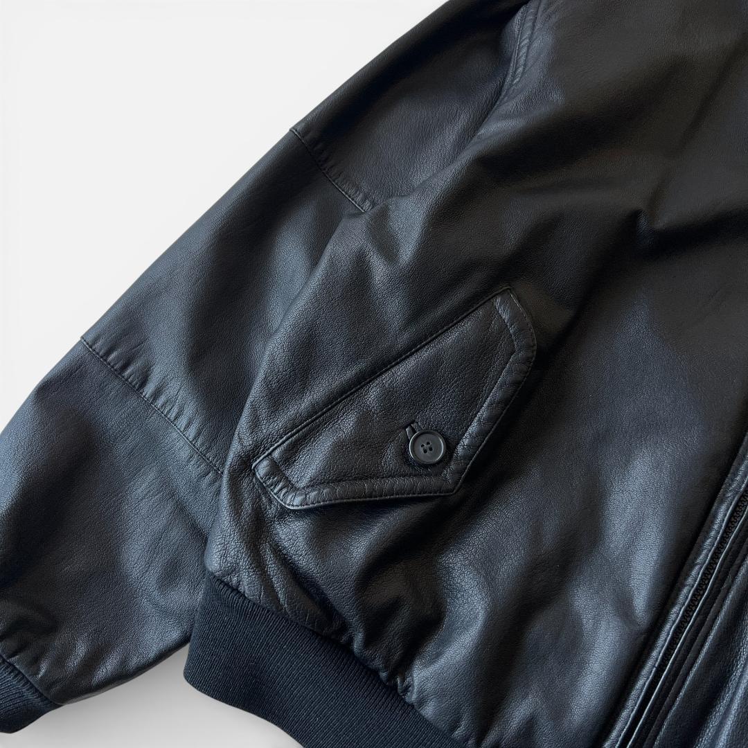 ジャケット・アウター 90s Giorgio Armani Leather Bomber Jacket