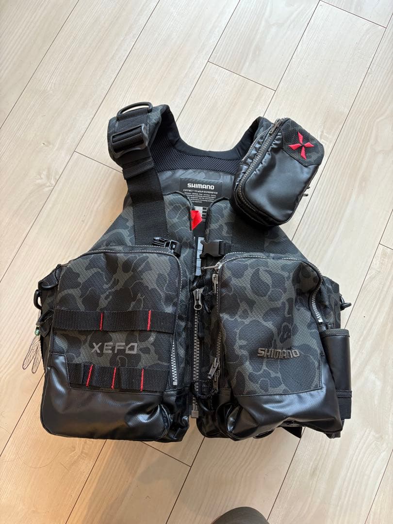【美品】シマノ XEFO VF-274R ブラックダックカモ Mサイズ