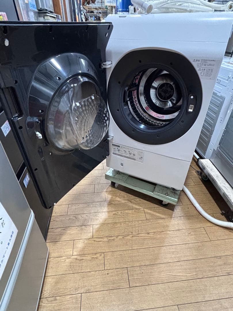 T11 SHARP ドラム式洗濯機 ES-W114-SL 本体 (2022年製)