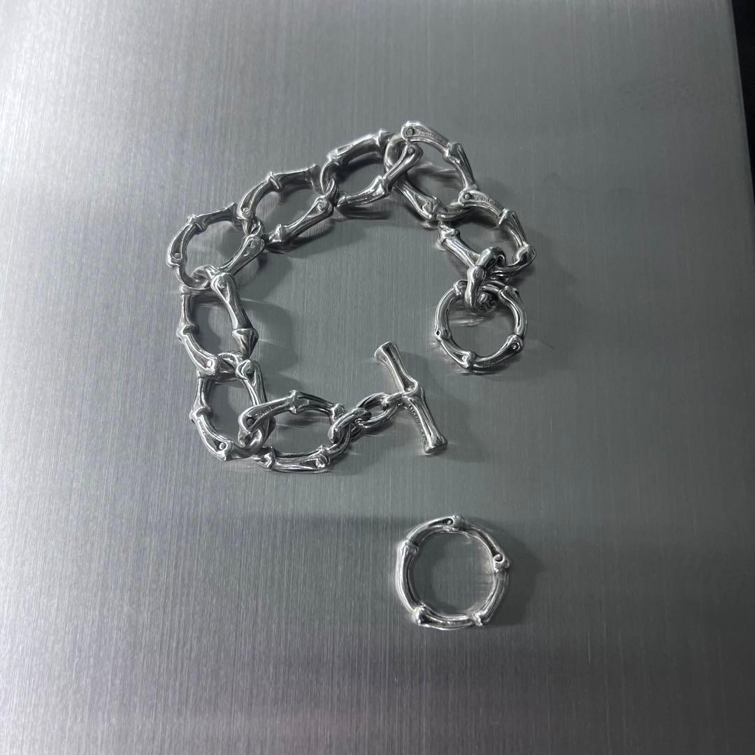 【廃版】old tiffany ティファニーバンブーブレスレット