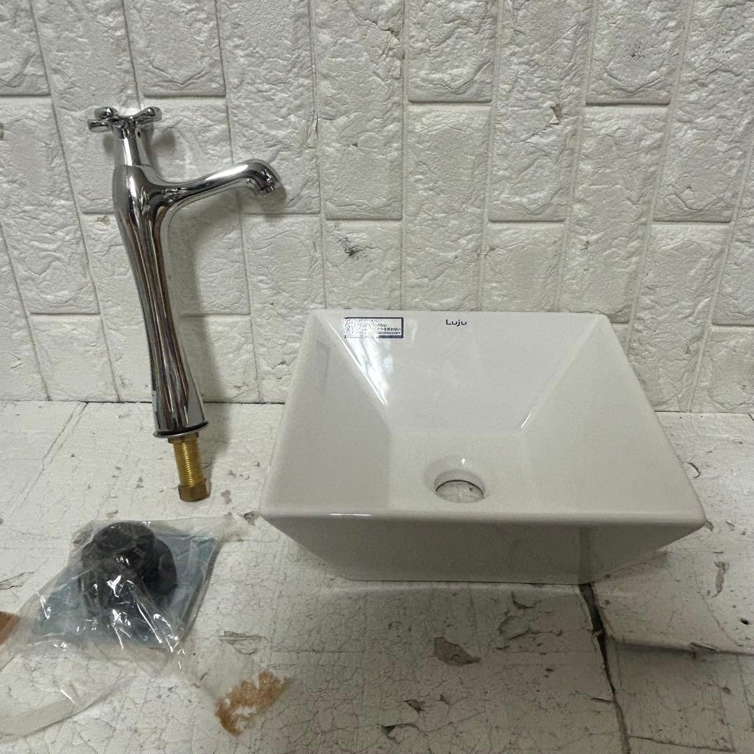 新品未使用！ KAKUDAI 立水栓 角型手洗器