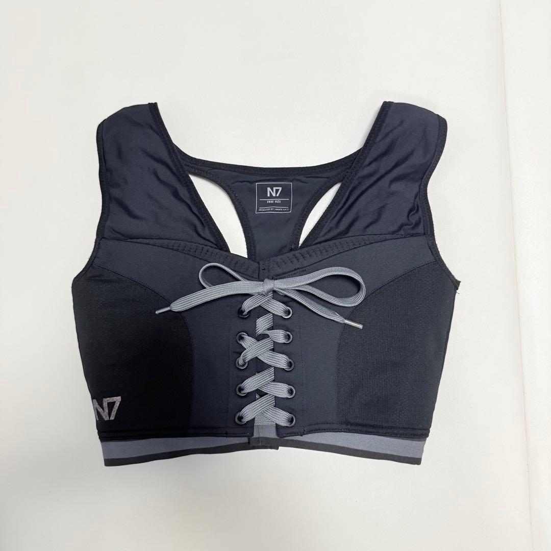 ひなちゃんねる N7 スポブラ ブラック ホワイト