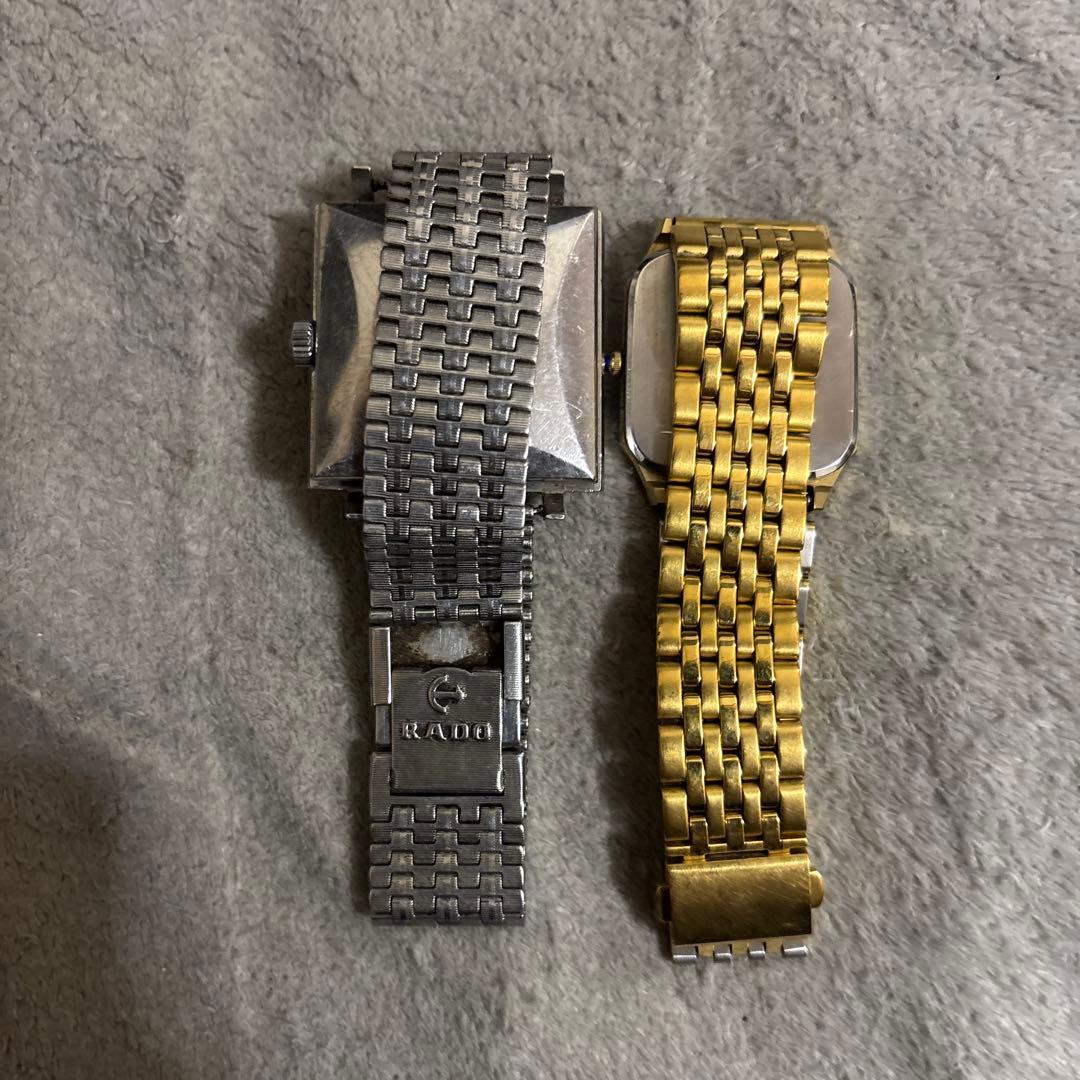 RADO スクエアデザイン 時計 2本セット　ジャンク