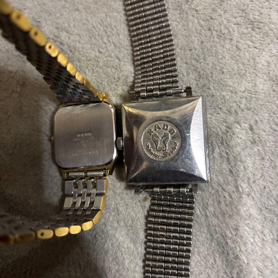 RADO スクエアデザイン 時計 2本セット　ジャンク
