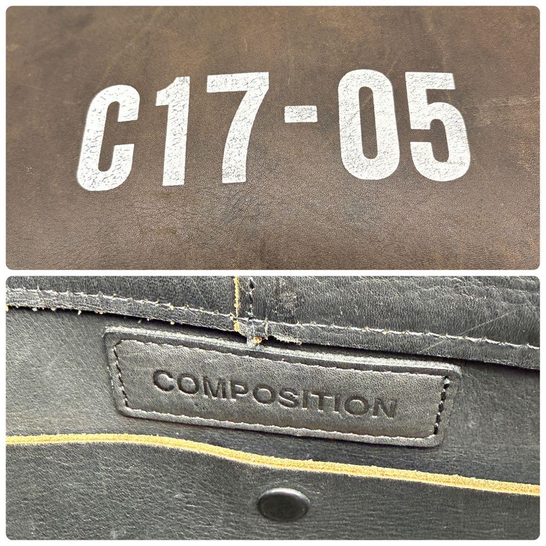 超希少 COMPOSITION イサムカタヤマ トートバッグ ダメージ加工 茶