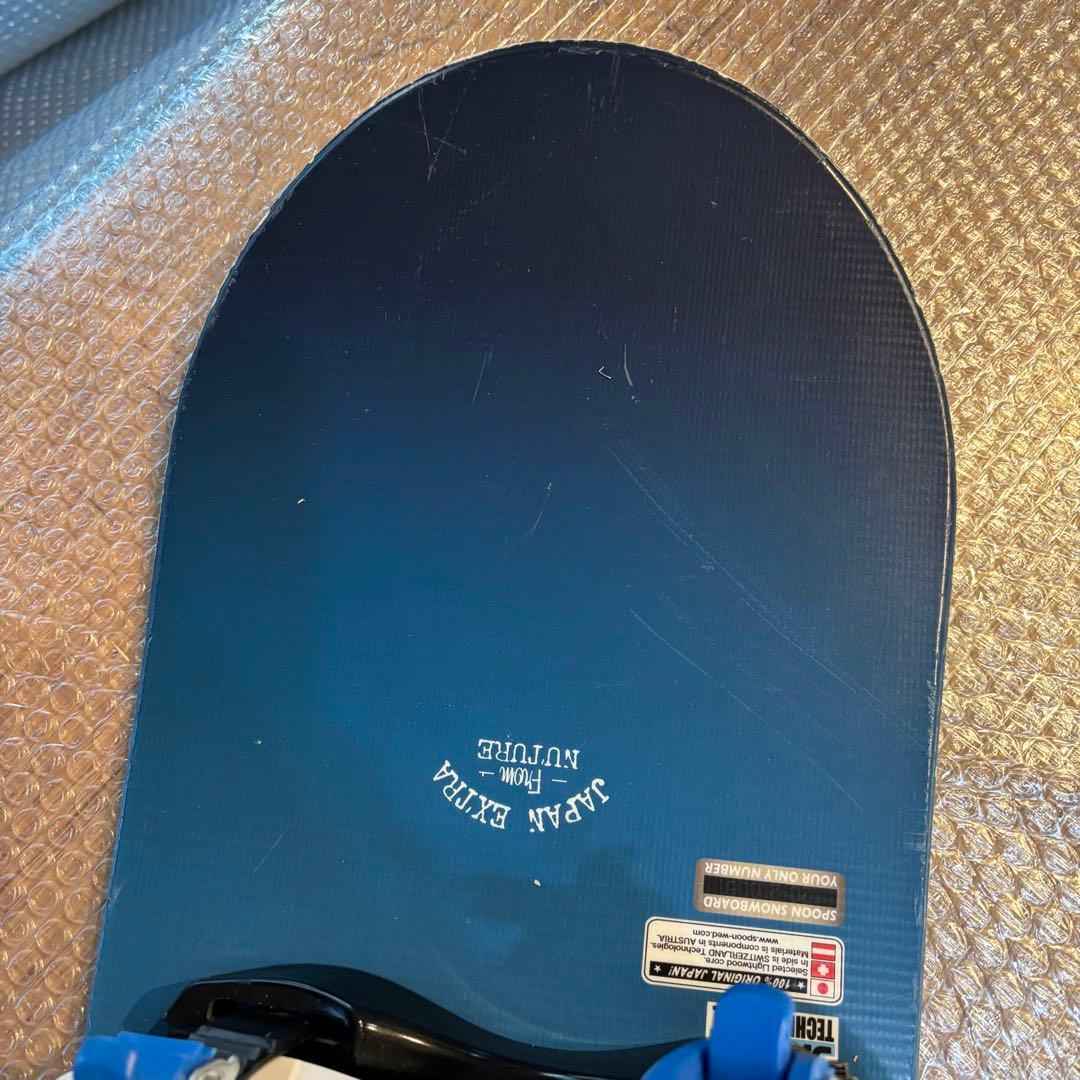 キッズ　子供　スノーボード　ブーツ付　K2 118cm Spoon 23cm