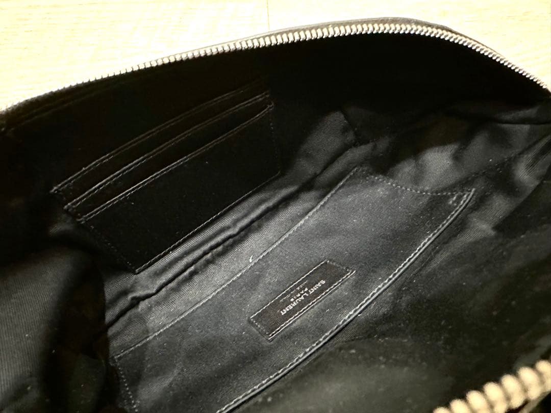 極美品/付属完備 SAINT LAURENT サンローラン ボディバッグ YSL