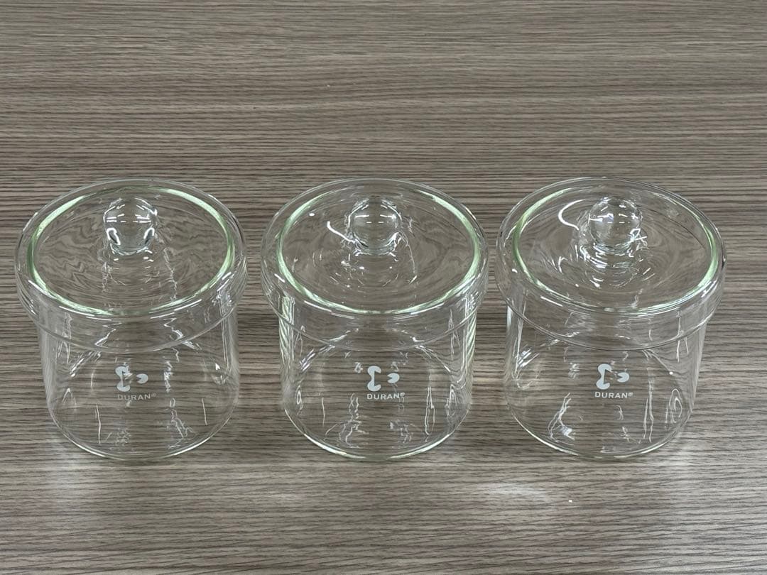 DURAN® デュラン ガラス製 保存瓶 蓋付き 500ml 3個セット
