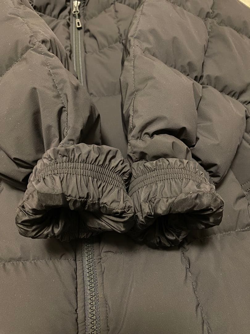 DANTON スクエアステッチAラインフード付きダウンジャケット S サイズ