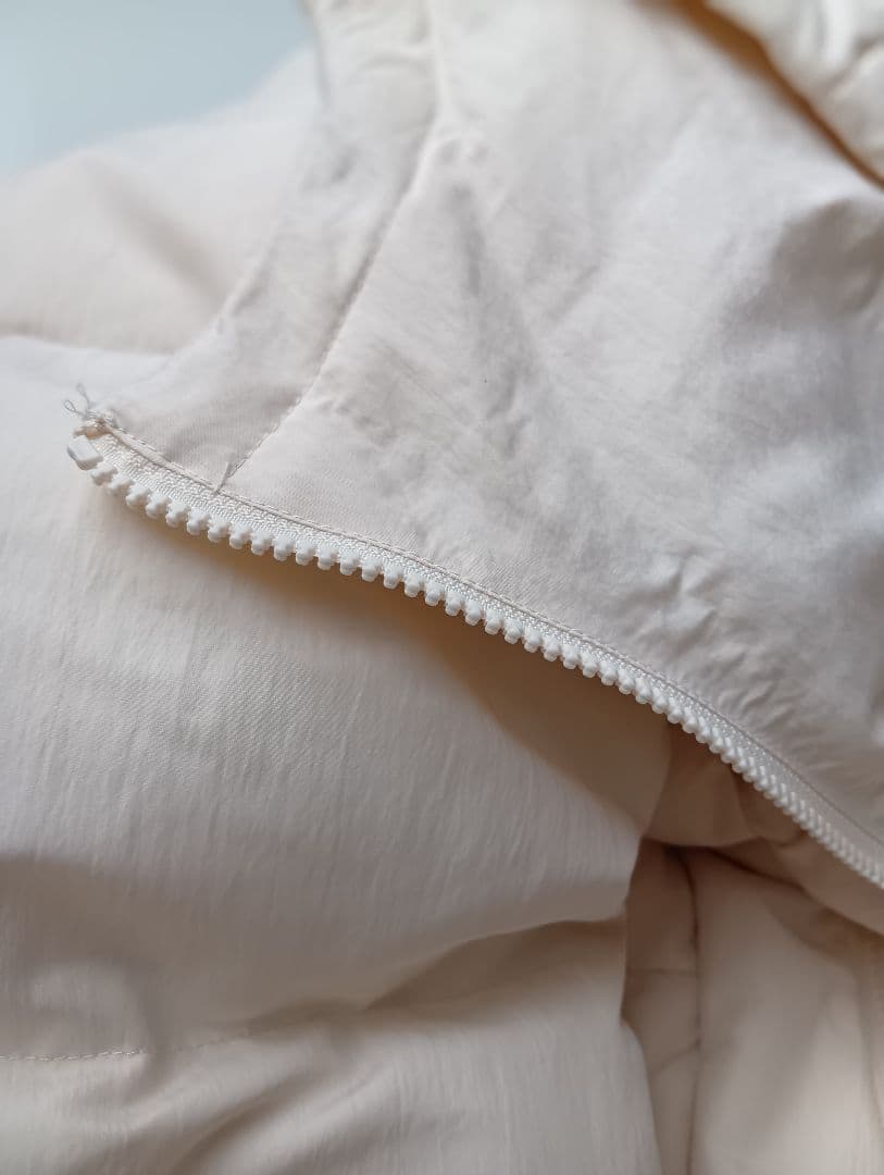 wcj 【撥水】猫耳ダウンジャケット　ホワイト　新作