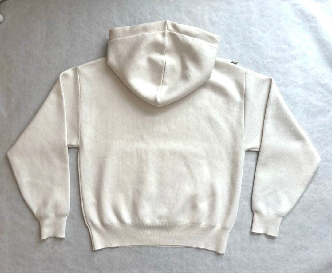 【定番】CABAN コットンカシミヤ プルオーバーパーカー S ホワイト