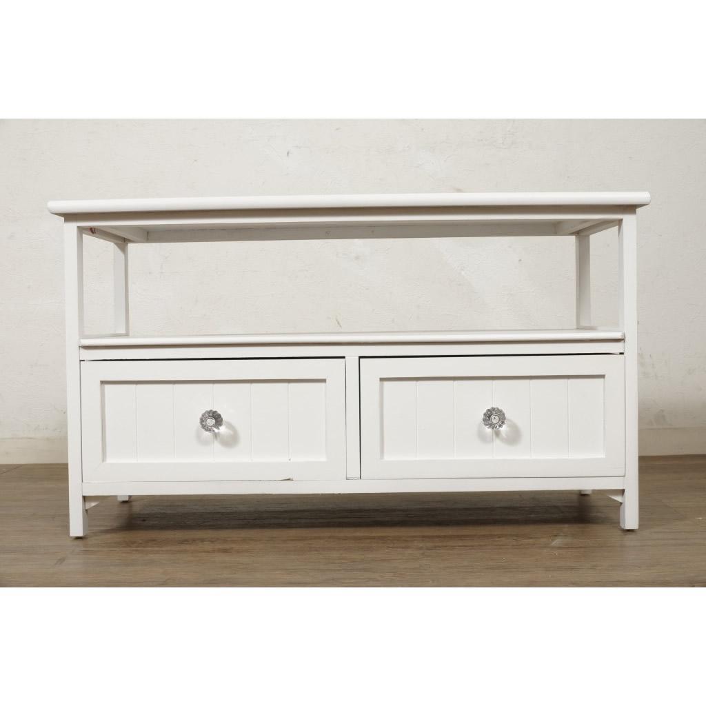 【新品】アンティーク調 テレビ台　クリスタル調ハンドル　 幅72㎝