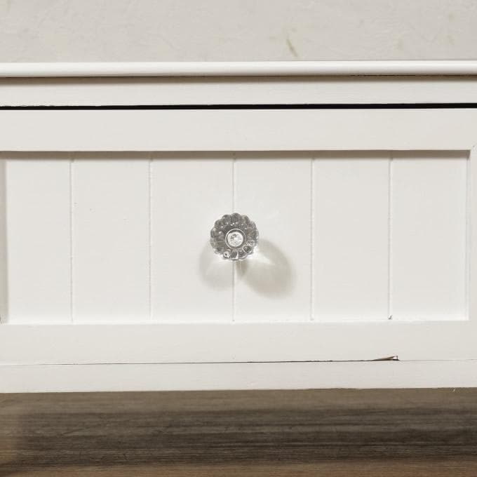 【新品】アンティーク調 テレビ台　クリスタル調ハンドル　 幅72㎝