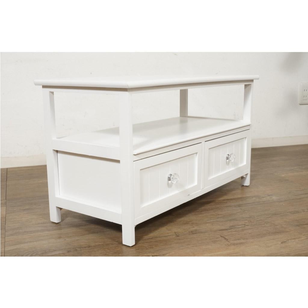 【新品】アンティーク調 テレビ台　クリスタル調ハンドル　 幅72㎝