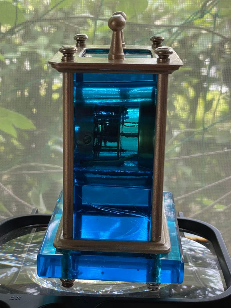 精工舎　ガラス時計　OH済品　オーシャンブルー　ジャンク扱い出品