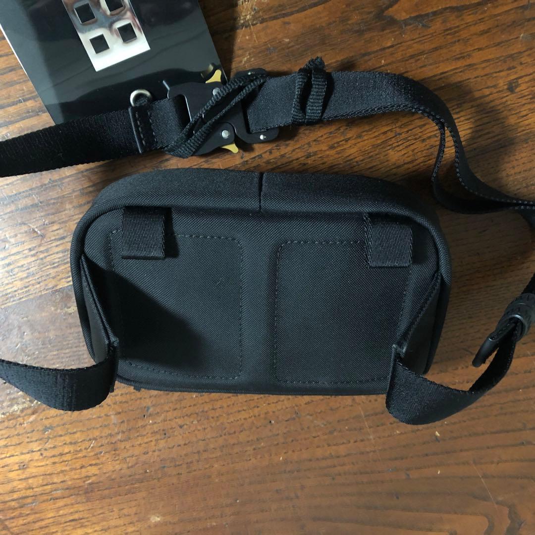 未使用タグ付き MONCLER ALYX BELT BAG MM BLACK